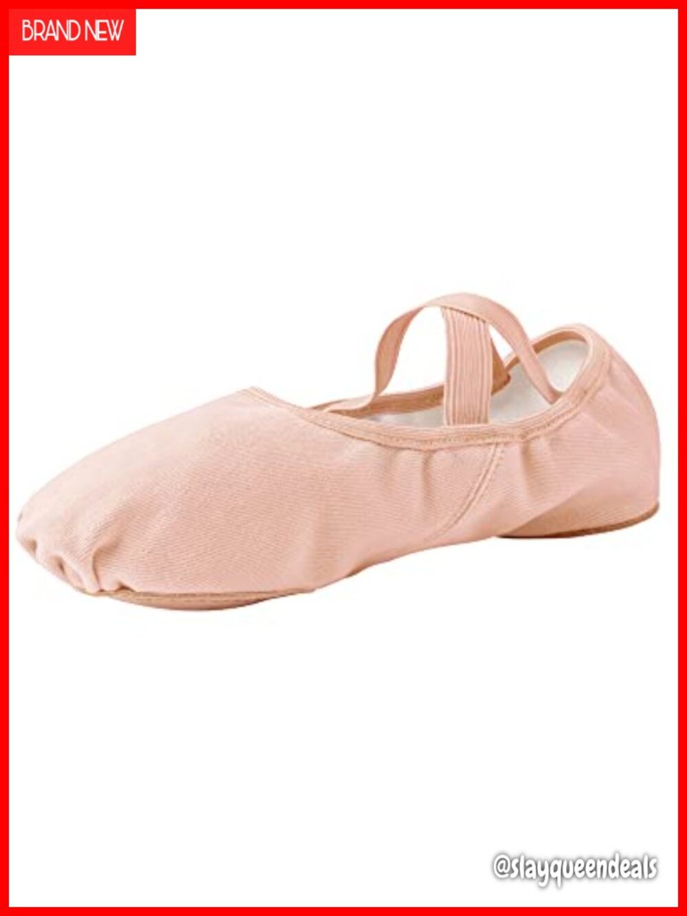 Highly Stretch Canvas Split Sole Ballet Shoes for Dance Yoga